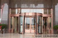 宝创铜门旋转门 专业旋转门订做